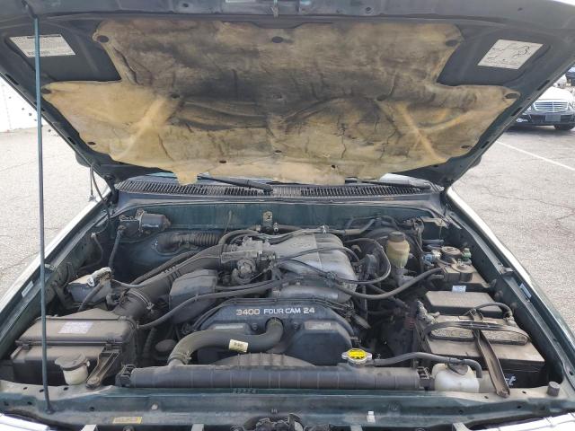 4TASN92N8YZ665173 - 2000 TOYOTA TACOMA XTRACAB PRERUNNER მწვანე ფოტო 11