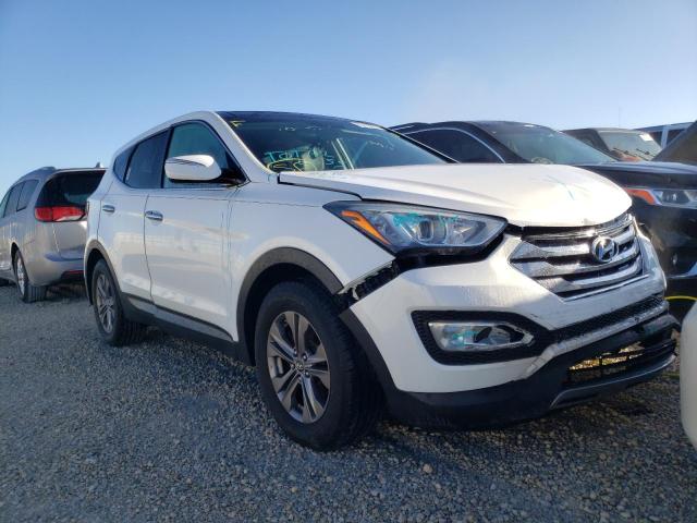 5XYZUDLB7DG112178 - 2013 HYUNDAI SANTA FE S WHITE photo 1