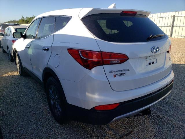 5XYZUDLB7DG112178 - 2013 HYUNDAI SANTA FE S WHITE photo 3