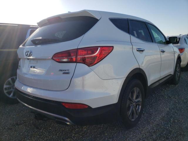 5XYZUDLB7DG112178 - 2013 HYUNDAI SANTA FE S WHITE photo 4