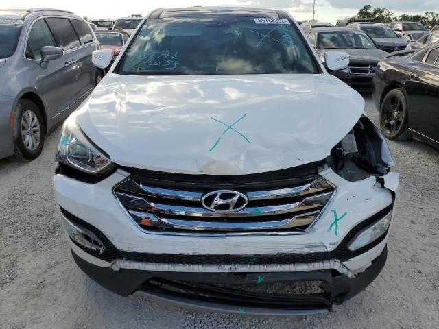 5XYZUDLB7DG112178 - 2013 HYUNDAI SANTA FE S WHITE photo 9