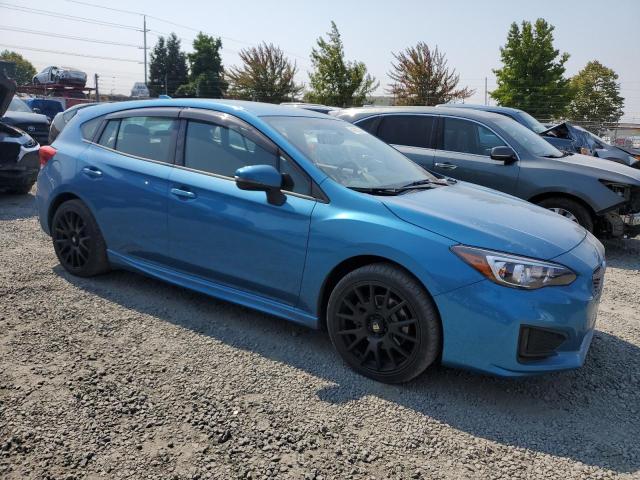 4S3GTAK6XH3726441 - 2017 SUBARU IMPREZA SPORT BLUE photo 4