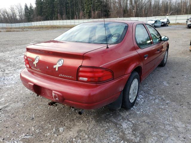 1P3EJ46C5XN633649 - 1999 PLYMOUTH BREEZE BASE RED photo 4