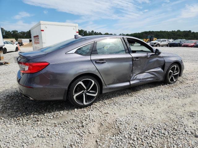 1HGCV2F33KA023721 - 2019 HONDA ACCORD SPORT GRAY photo 3