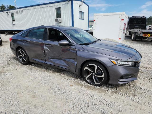 1HGCV2F33KA023721 - 2019 HONDA ACCORD SPORT GRAY photo 4