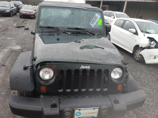 1J4AA2D10BL506181 - 2011 JEEP WRANGLER SPORT GREEN photo 5