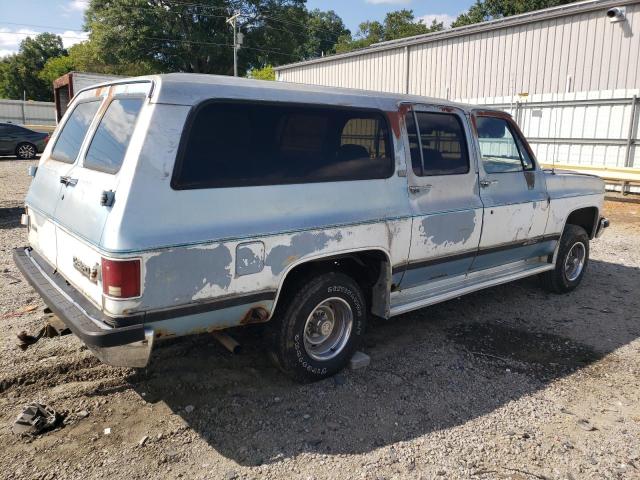 1GNFV16C1KF183094 - 1989 CHEVROLET SUBURBAN V1500 BLUE photo 3