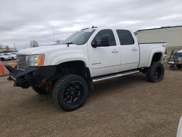 1GT121E89CF110128 - 2012 GMC SIERRA K2500 SLT WHITE photo 1