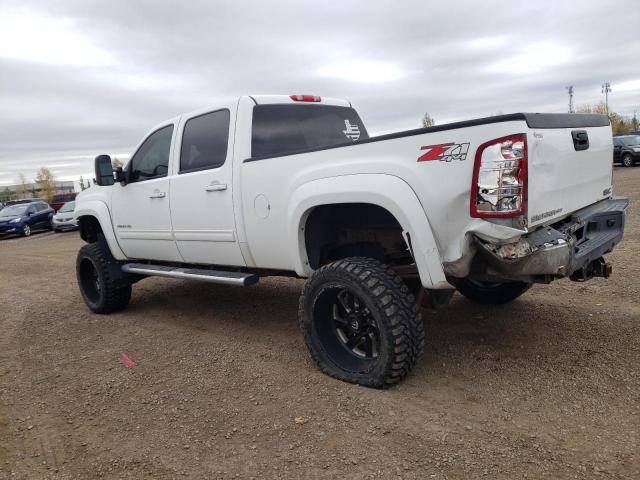 1GT121E89CF110128 - 2012 GMC SIERRA K2500 SLT WHITE photo 2