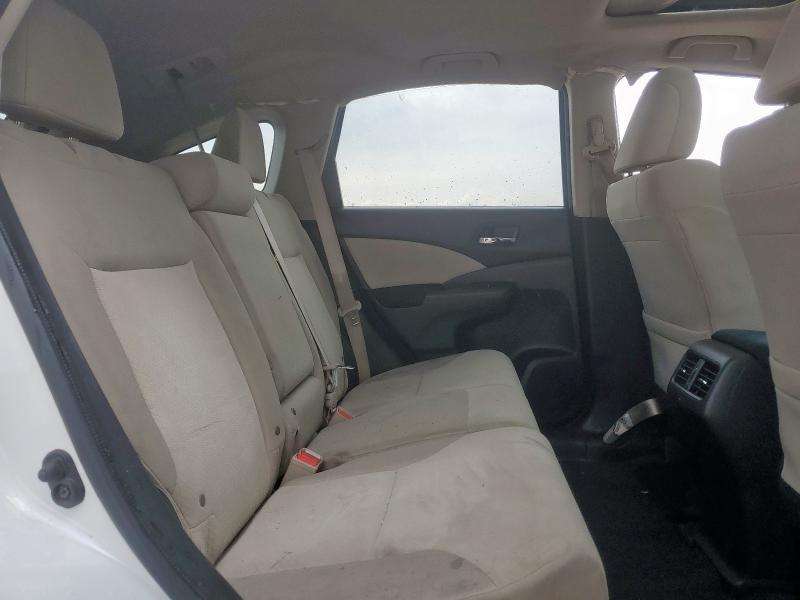5J6RM3H51GL002775 - 2016 HONDA CR-V EX WHITE photo 10