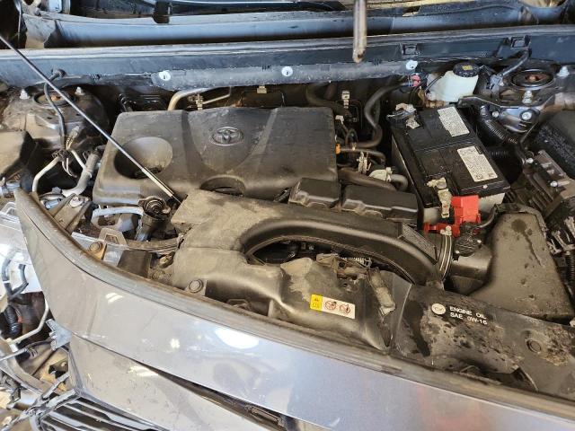 2T3P1RFV0MC148624 - 2021 TOYOTA RAV4 XLE GRAY photo 12