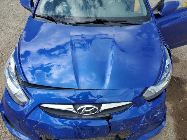 KMHCT4AE2DU512195 - 2013 HYUNDAI ACCENT GLS ლურჯი ფოტო 11