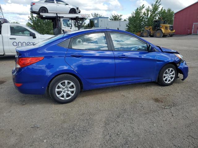 KMHCT4AE2DU512195 - 2013 HYUNDAI ACCENT GLS ლურჯი ფოტო 3