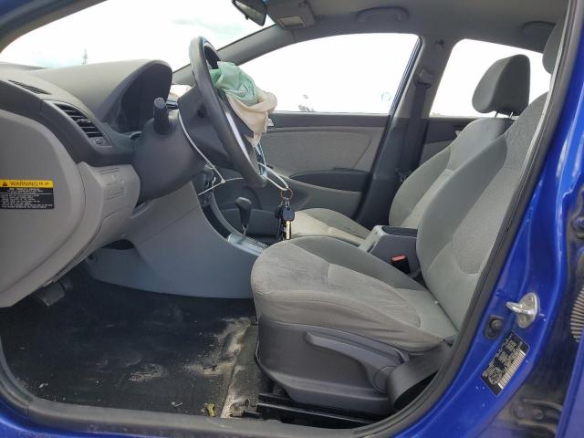 KMHCT4AE2DU512195 - 2013 HYUNDAI ACCENT GLS ლურჯი ფოტო 7