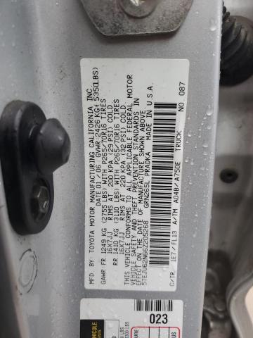 5TEJU62N66Z205268 - 2006 TOYOTA TACOMA DOUBLE CAB PRERUNNER SILVER photo 12