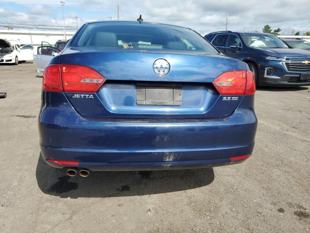 3VWDZ7AJ5BM341091 - 2011 VOLKSWAGEN JETTA SE BLUE photo 6