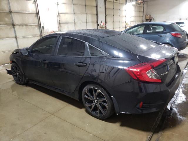 19XFC2F80LE003826 - 2020 HONDA CIVIC SPORT Schwarz Foto 2