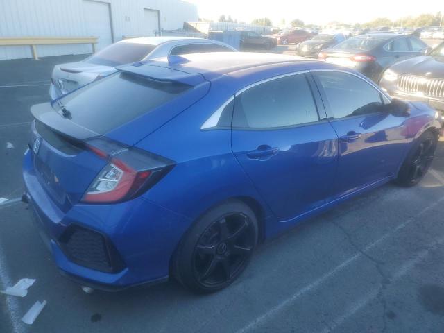 SHHFK7H5XJU423649 - 2018 HONDA CIVIC EX BLUE photo 3