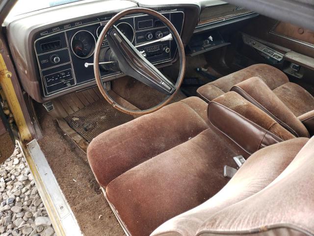 2J87A123846 - 1972 FORD THUNDERBIR TAN photo 8