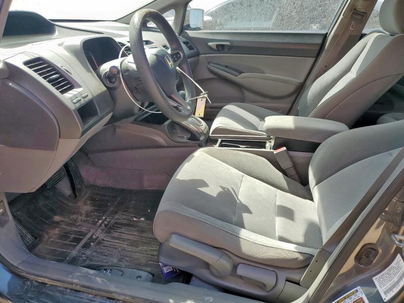 2HGFA1F52BH503559 - 2011 HONDA CIVIC LX CHARCOAL photo 7