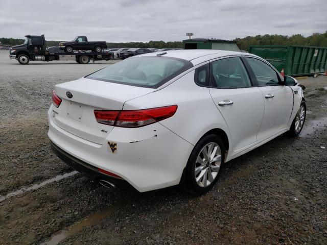 5XXGU4L39GG119738 - 2016 KIA OPTIMA EX WHITE photo 3