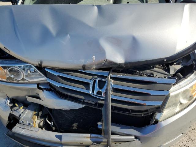 5FNRL5H65CB025714 - 2012 HONDA ODYSSEY EXL SILVER photo 12