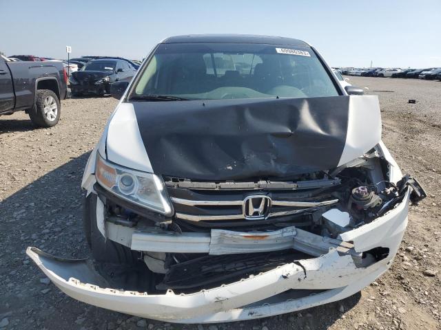 5FNRL5H62CB022530 - 2012 HONDA ODYSSEY EXL WHITE photo 5