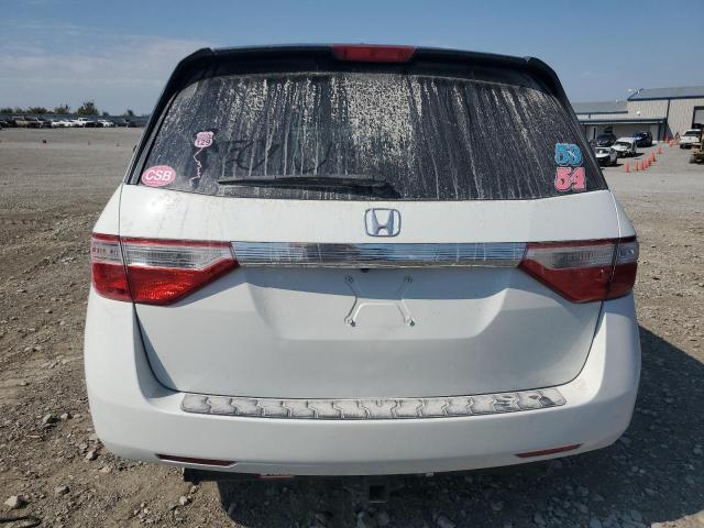 5FNRL5H62CB022530 - 2012 HONDA ODYSSEY EXL WHITE photo 6