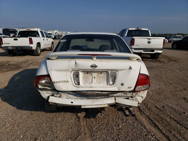 3N1BB51DX1L114001 - 2001 NISSAN SENTRA SE WHITE photo 6