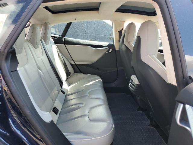 5YJSA1H1XEFP64049 - 2014 TESLA MODEL S Azul foto 10