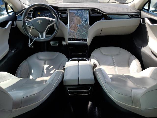 5YJSA1H1XEFP64049 - 2014 TESLA MODEL S Azul foto 8