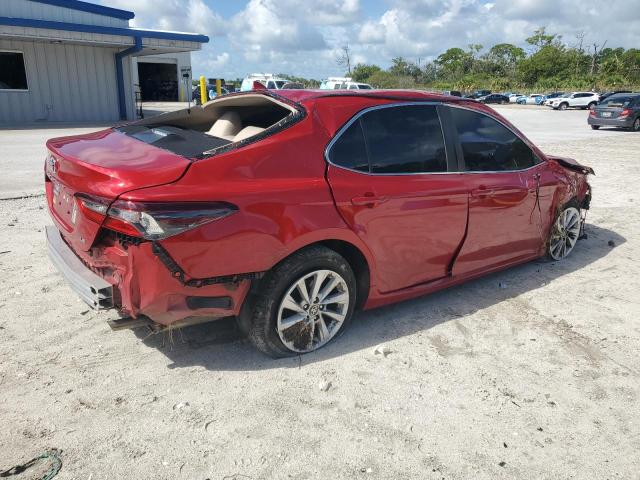 4T1C11AK0PU122954 - 2023 TOYOTA CAMRY LE RED photo 3