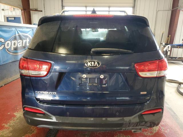 5XYPGDA34HG260871 - 2017 KIA SORENTO LX BLUE photo 6