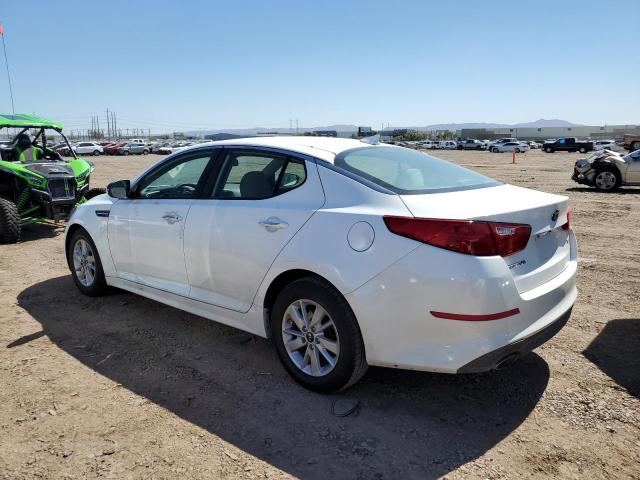 KNAGM4A73E5476921 - 2014 KIA OPTIMA LX WHITE photo 2