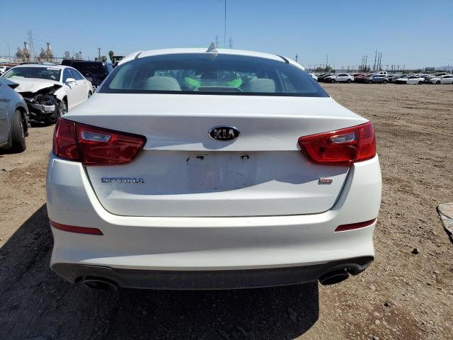 KNAGM4A73E5476921 - 2014 KIA OPTIMA LX WHITE photo 6