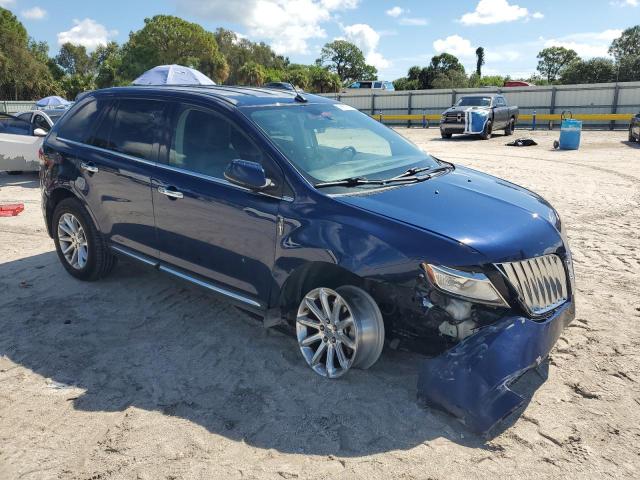 2LMDJ6JK3CBL06663 - 2012 LINCOLN MKX BLUE photo 4