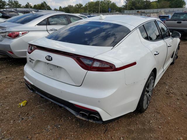 KNAE15LA1K6050746 - 2019 KIA STINGER WHITE photo 3