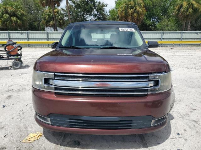 2FMGK5C8XFBA08987 - 2015 FORD FLEX SEL BROWN photo 5