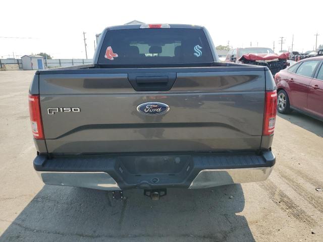 1FTEW1E80HKD50785 - 2017 FORD F150 SUPERCREW GRAY photo 6