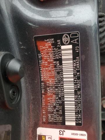 2T1BU4EE9CC855136 - 2012 TOYOTA COROLLA BASE Boz foto 12