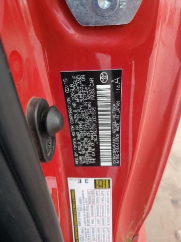 JTKJF5C77FJ007595 - 2015 TOYOTA SCION TC 红色 照片 12