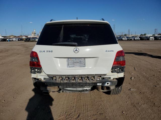 WDCGG8HB8BF593650 - 2011 MERCEDES-BENZ GLK 350 4MATIC WHITE photo 6