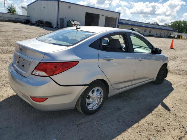 KMHCT4AE4HU265638 - 2017 HYUNDAI ACCENT SE SILVER photo 3