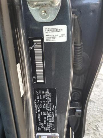 3KPF24AD2LE182227 - 2020 KIA FORTE FE BLUE photo 13