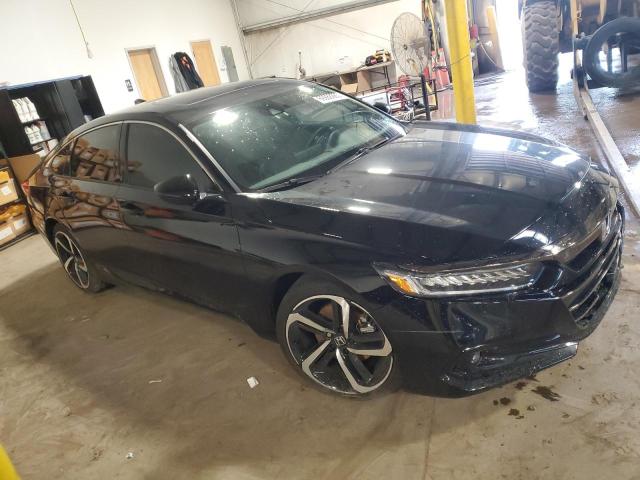 1HGCV2F39NA023775 - 2022 HONDA ACCORD SPORT Қара фото 4