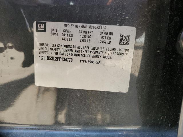 1G11B5SL2FF134770 - 2015 CHEVROLET MALIBU LS فحمي صورة 13