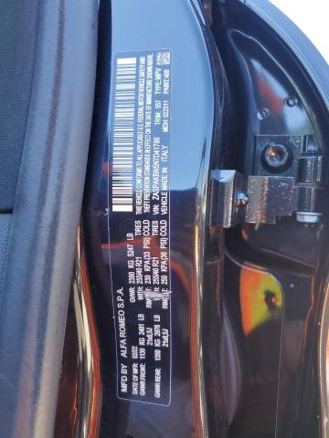 ZASPAKBN5N7D41786 - 2022 ALFA ROMEO STELVIO TI BLACK photo 12