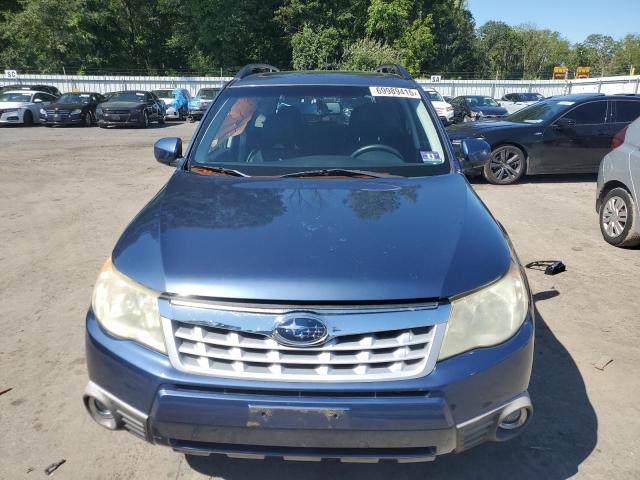 JF2SHAFC3BH773091 - 2011 SUBARU FORESTER LIMITED BLUE photo 5