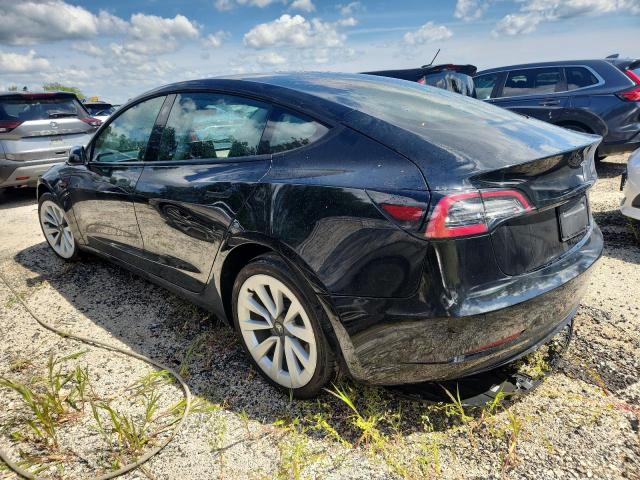 5YJ3E1EA6NF371467 - 2022 TESLA MODEL 3 Սև լուսանկար 2
