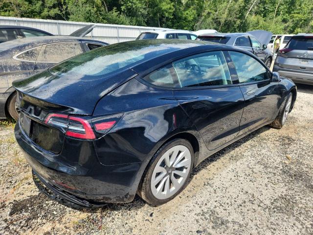 5YJ3E1EA6NF371467 - 2022 TESLA MODEL 3 Սև լուսանկար 3